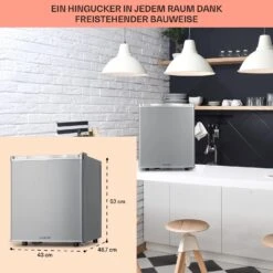 Happy Hour 45 Mini-Kühlschrank Minibar Getränkekühlschrank 45 L 26 DB -Outdoor Grills Verkaufsgeschäft 10045049 de 0006 usp