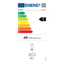Happy Hour 45 Mini-Kühlschrank Minibar Getränkekühlschrank 45 L 26 DB -Outdoor Grills Verkaufsgeschäft 10045049 energy label