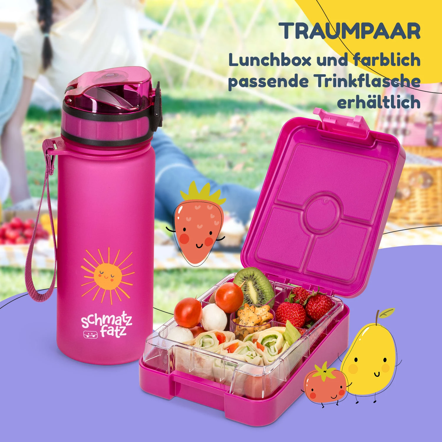 Klarstein Schmatzfatz Easy Snackbox 4 Fächer 18 X 15 X 5 Cm (BxHxT) 7 Klarstein Schmatzfatz Easy Snackbox 4 Fächer 18 X 15 X 5 Cm (BxHxT) – Bild 7