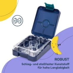 Klarstein Schmatzfatz Easy Snackbox 4 Fächer 18 X 15 X 5 Cm (BxHxT) -Outdoor Grills Verkaufsgeschäft 10045069 de 0006 usp