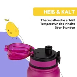 Wakaba Thermosflasche 550 Ml Edelstahl Tritan BPA-frei -Outdoor Grills Verkaufsgeschäft 10045261 de 0005 usp