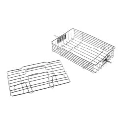 VitAir Zubehör-Set 3-teilig Edelstahl Aluminium-Druckguss -Outdoor Grills Verkaufsgeschäft 60002085 yy 0007 titel Klarstein VitAir Steak Kaefig