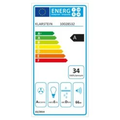 Aurea VII Dunstabzugshaube Umluftset 90cm Aktivkohlefilter Schwarz -Outdoor Grills Verkaufsgeschäft 60002223 energy label