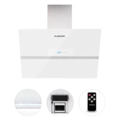 Aurea VII Dunstabzugshaube Umluftset 90cm Aktivkohlefilter Weiß -Outdoor Grills Verkaufsgeschäft 60002225 yy 0005 detail Klarstein Aurea VII Abzugshaube 90cm