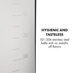 Mundschenk XXL + Eintauchkühler Bierbrauanlage 3000W 50l 304 Edelstahl -Outdoor Grills Verkaufsgeschäft 60002276 yy 0005 logo Klarstein Mundschenk XXL Maischekessel Edelstahl