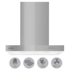 Zarah Dunstabzugshaube 60cm Umluftset 620 M³/h Aktivkohlefilter -Outdoor Grills Verkaufsgeschäft 60002280 yy 0005 titel Klarstein Zarah Dunstabzugshaube