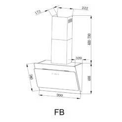 Aurica Dunstabzugshaube Umluftset 60cm Aktivkohlefilter Schwarz -Outdoor Grills Verkaufsgeschäft 60002284 yy 0009 logo Klarstein Aurica 60 Dunstabzugshaube
