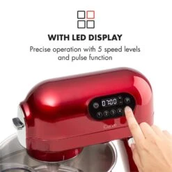 Curve Plus Küchenmaschinen-Set | 5l | 4-in-1 Fleischwolf | Rot -Outdoor Grills Verkaufsgeschäft 60002329 yy 0005 logo Klarstein Curve Plus Kuechenmaschinen Set rot