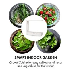 GrowIt Cuisine Starter Kit Europa 12 Pflanzen 25W LED 2Ltr Europe-Seeds Nährlösung -Outdoor Grills Verkaufsgeschäft 60002416 yy 0004 logo Klarstein GrowIt Cuisine Smart Indoor Garden