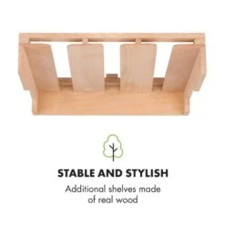 Barossa 77 Duo Weinkühlschrank-Set 2 Zonen 191L/77Fl. Weinglasregal -Outdoor Grills Verkaufsgeschäft 60002418 yy 0011 logo Klarstein Barossa 77D Weinglas Regal