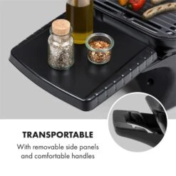 Parforce One 3,5kW 12000BTU 300°C SNJS Gasschlauch Schwarz -Outdoor Grills Verkaufsgeschäft 60002427 yy 0004 logo Klarstein Parforce One Gasgrill 12000BTU schwarz