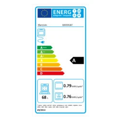 Kalahari Ignito Einbau-Ofen-Set Elektro / Gas 68Ltr Schwarz Edelstahl -Outdoor Grills Verkaufsgeschäft 60002586 energy label