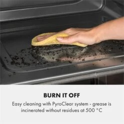 Gusteau Delicatessa Einbau-Ofen-Set Induktion 7000W 64Ltr Weiß Edelstahl -Outdoor Grills Verkaufsgeschäft 60002590 yy 0004 logo Klarstein Gusteau Elektrischer Einbaubackofen weiss