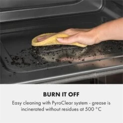 Gusteau Delicatessa Einbau-Ofen-Set Induktion 7000W Schwarz Edelstahl -Outdoor Grills Verkaufsgeschäft 60002594 yy 0004 logo Klarstein Gusteau Elektrischer Einbaubackofen schwarz