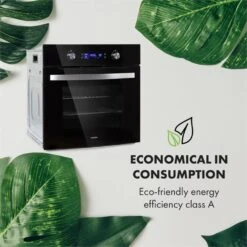 Gusteau Ignito Einbau-Ofen-Set Elektro / Gas 64Ltr Schwarz Edelstahl -Outdoor Grills Verkaufsgeschäft 60002595 yy 0006 logo Klarstein Gusteau Elektrischer Einbaubackofen schwarz